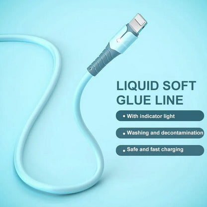 5A Fast Charging USB Cable for Iphone 14 13 12 11 Pro Max X XR 8 7 Light Charger
