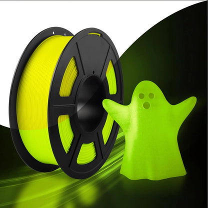 Glow in the Dark Filament Multicolor, Green, Blue, Purple and Rainbow, PLA Filament 1.75 Mm, 3D Printer Filament Bundle,