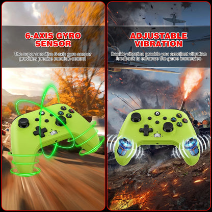 2.4G Wireless Gamepad for Xbox One Series X/S/Pc/Ios//Steam 6 Axis Gyro with Turbo Function Game Consoles Controller Joystick