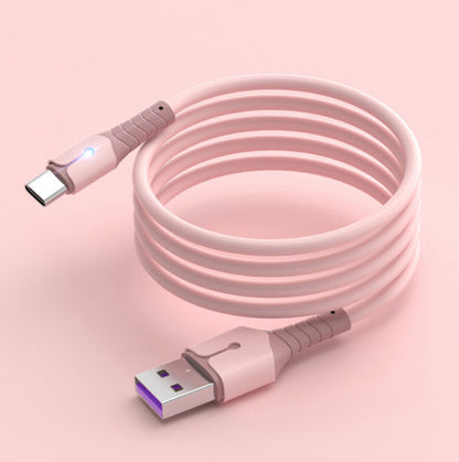 5A Fast Charging USB Cable for Iphone 14 13 12 11 Pro Max X XR 8 7 Light Charger