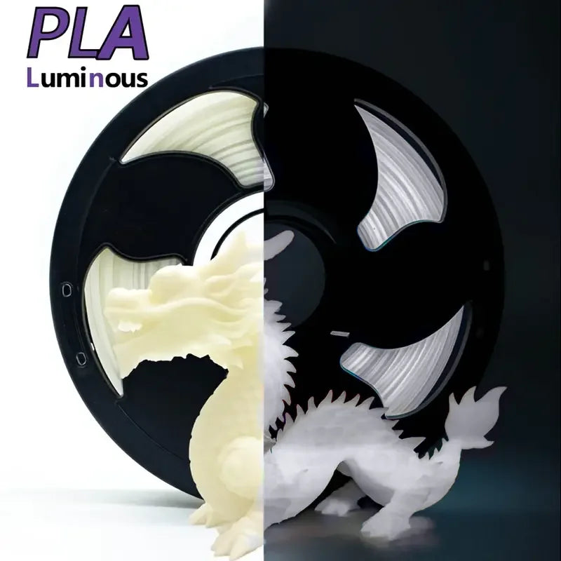 Glow in the Dark Filament Multicolor, Green, Blue, Purple and Rainbow, PLA Filament 1.75 Mm, 3D Printer Filament Bundle,