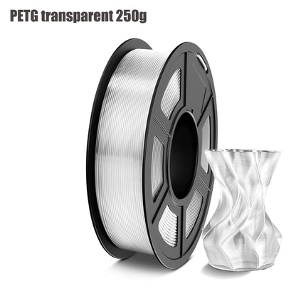 PETG Filament 1.75Mm , 3D Printer Filament PETG Transparent, Strong Toughness,200G/250G/500G/1Kg Filament High Precision, Dimens