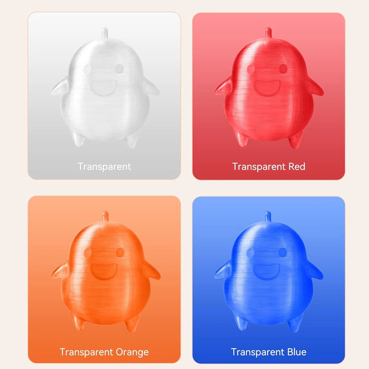 PETG Filament 1.75Mm , 3D Printer Filament PETG Transparent, Strong Toughness,200G/250G/500G/1Kg Filament High Precision, Dimens