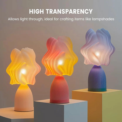 PETG Filament 1.75Mm , 3D Printer Filament PETG Transparent, Strong Toughness,200G/250G/500G/1Kg Filament High Precision, Dimens