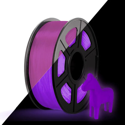Glow in the Dark Filament Multicolor, Green, Blue, Purple and Rainbow, PLA Filament 1.75 Mm, 3D Printer Filament Bundle,