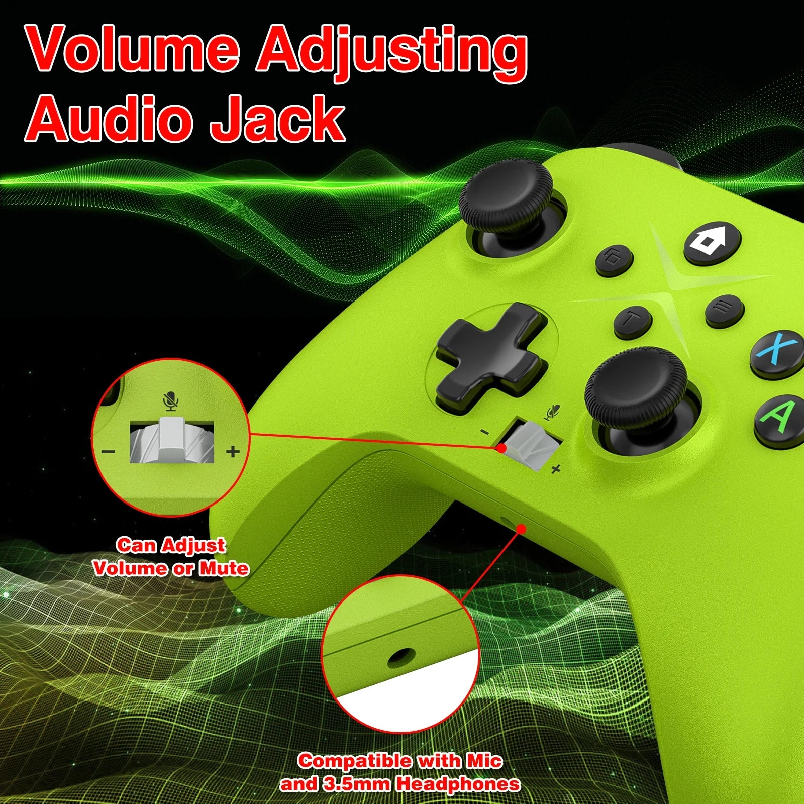 2.4G Wireless Gamepad for Xbox One Series X/S/Pc/Ios//Steam 6 Axis Gyro with Turbo Function Game Consoles Controller Joystick